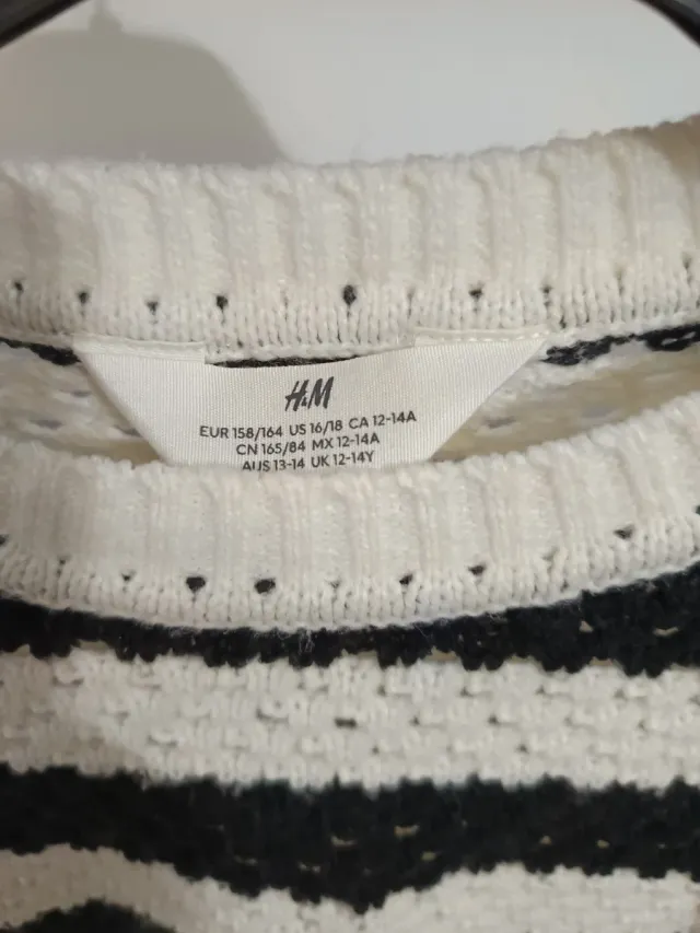 Jersey H&M rayas calado Talla S