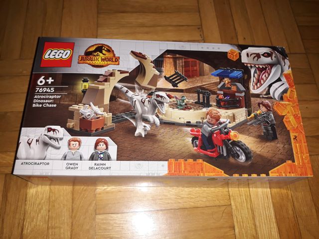LEGO 76945 Atrociraptor Dinosaur: Inseguimento in Moto