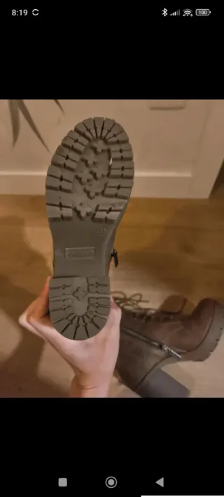 Botines de tacón marrones