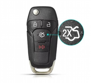 Carcasa llave 4 botones Ford