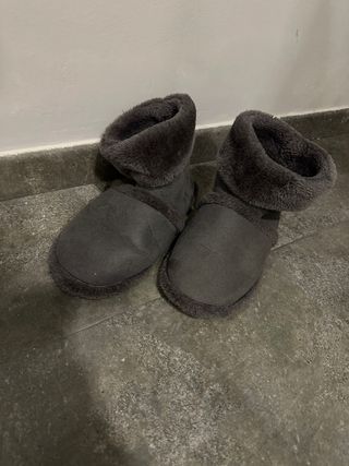 Zapatillas de estar por casa hombre grises