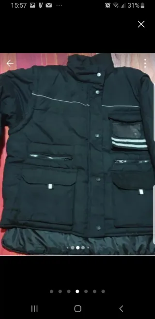 Giacca invernale uomo nera