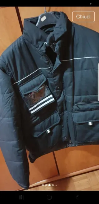 Giacca invernale uomo nera