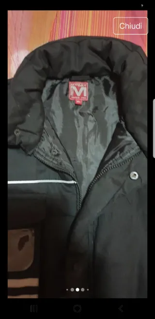 Giacca invernale uomo nera