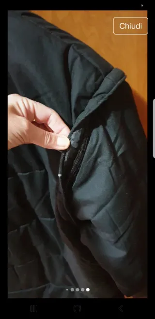 Giacca invernale uomo nera