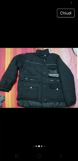 Giacca invernale uomo nera