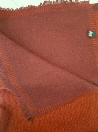 Sciarpa in cachemire calda bicolore