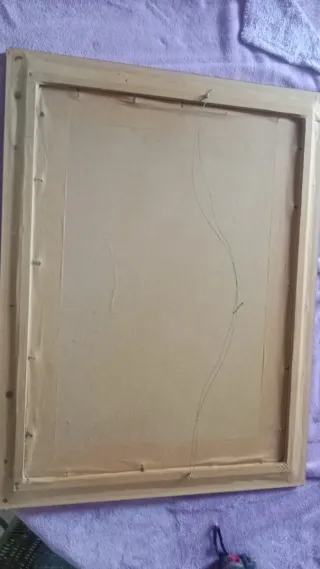 Óleo Floral Rojo y Amarillo