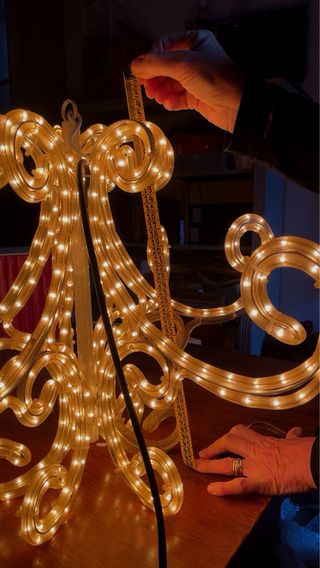 Lampadario Natalizio a led