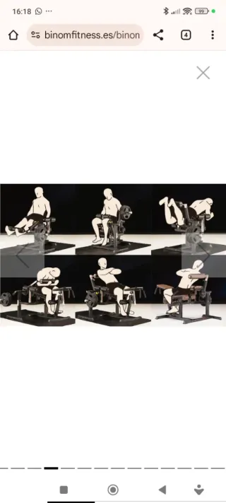 Máquina Binom BS105 Femorales,  Cuádriceps y otros