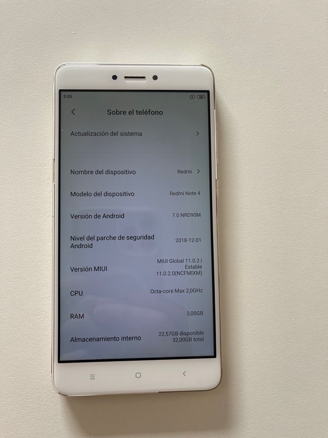 Xiaomi Redmi Note 5A