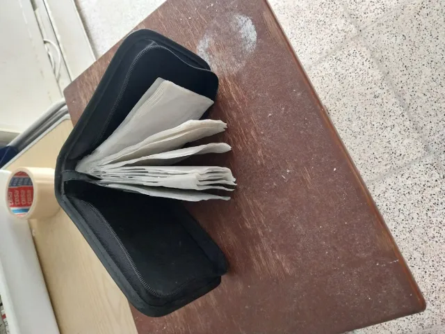 Estuche para CDs con cremallera