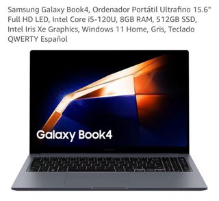 Samsung Galaxy Book4 Gris 15.6 i5-120U 8GB RAM