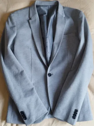 Chaqueta Zara Gris Hombre