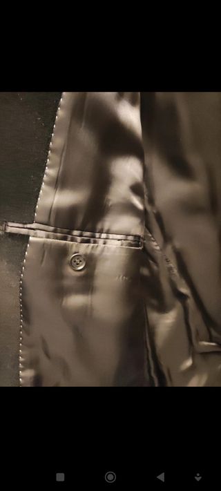 Americana de terciopelo negra