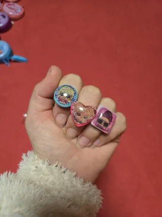 Lote Anillos LOL Surprise Ajustables