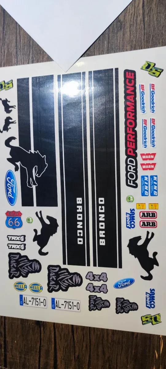Pegatinas Ford Bronco TRX4 Crawler