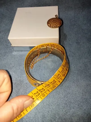 Bracciale e ciondolo vintage Toledo damascena