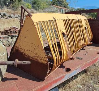 Cazo rejillas 2 metros tractor para madera.