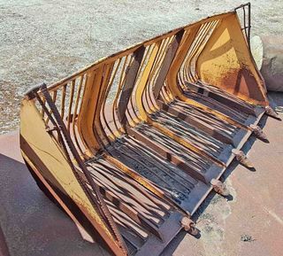 Cazo rejillas 2 metros tractor para madera.