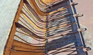 Cazo rejillas 2 metros tractor para madera.