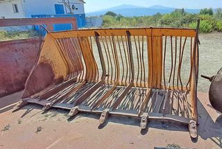 Cazo rejillas 2 metros tractor para madera.