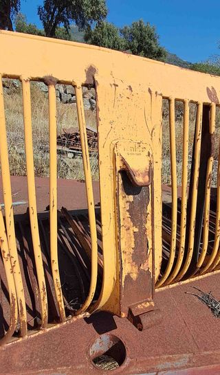 Cazo rejillas 2 metros tractor para madera.