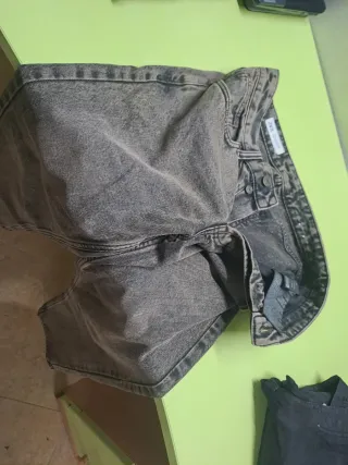 Pantaloni Zara Beige/Nero Taglia 38