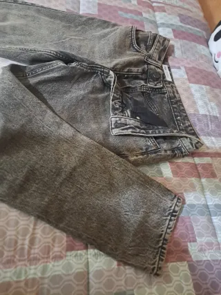 Pantaloni Zara Beige/Nero Taglia 38