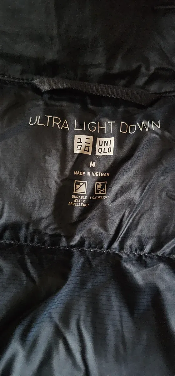 Plumas Largo Uniqlo azul marino