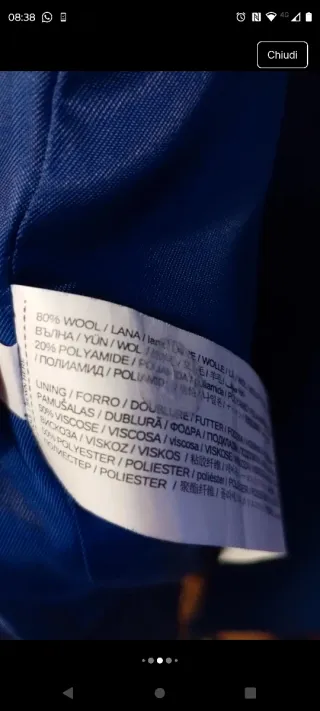 Cappotto donna 80% Lana