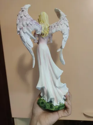 Angelo Fata con Cuore Rosa