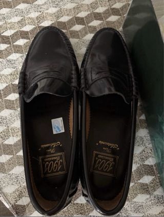 Mocasines de piel negros 1901