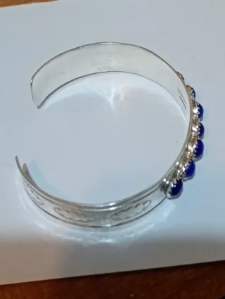 Bracciale Yazzie Navajo Pietre Blu