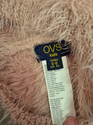 Cappello bimba OVS morbido rosa 6-8anni 54cm