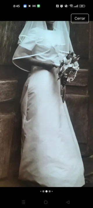 Vestido de Novia Clásico Talla XXS