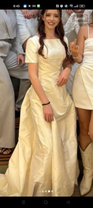 Vestido de Novia Clásico Talla XXS