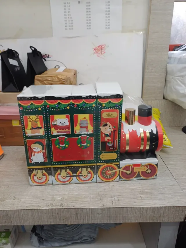 Calendario Avvento Treno Natale