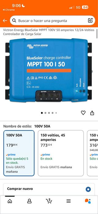 Instalación solar caravana