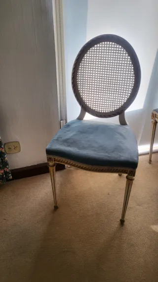 Juego dormitorio estilo Luis XV