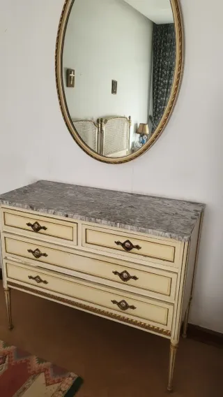 Juego dormitorio estilo Luis XV