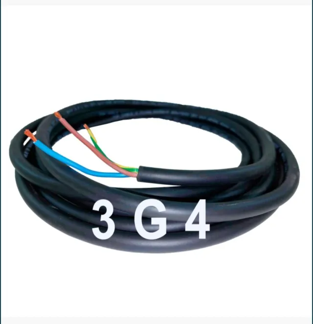 Cable alimentación hostelería 3x4mm