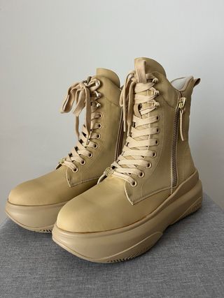 Botas militares Liu Jo beige