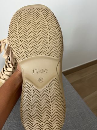 Botas militares Liu Jo beige