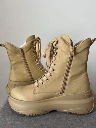 Botas militares Liu Jo beige