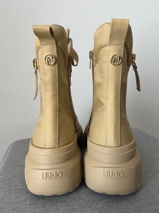 Botas militares Liu Jo beige