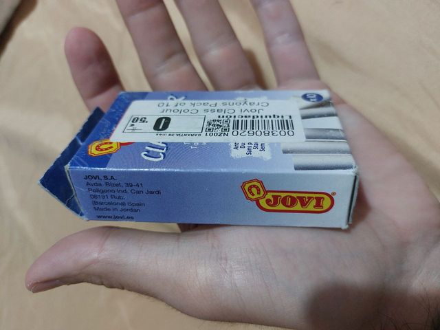 10 Paquetes Crayones Jovi Blancos