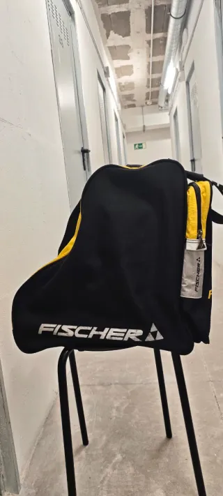 Funda Botas Esquí Fischer Negra y Amarilla