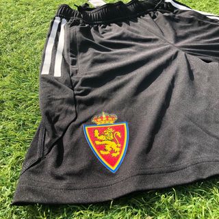 Pantalón Corto Real Zaragoza Adidas Negro