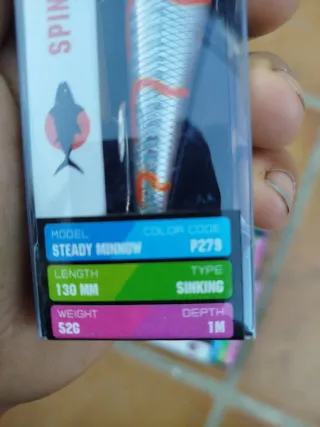 Señuelos de 52g y 13cm